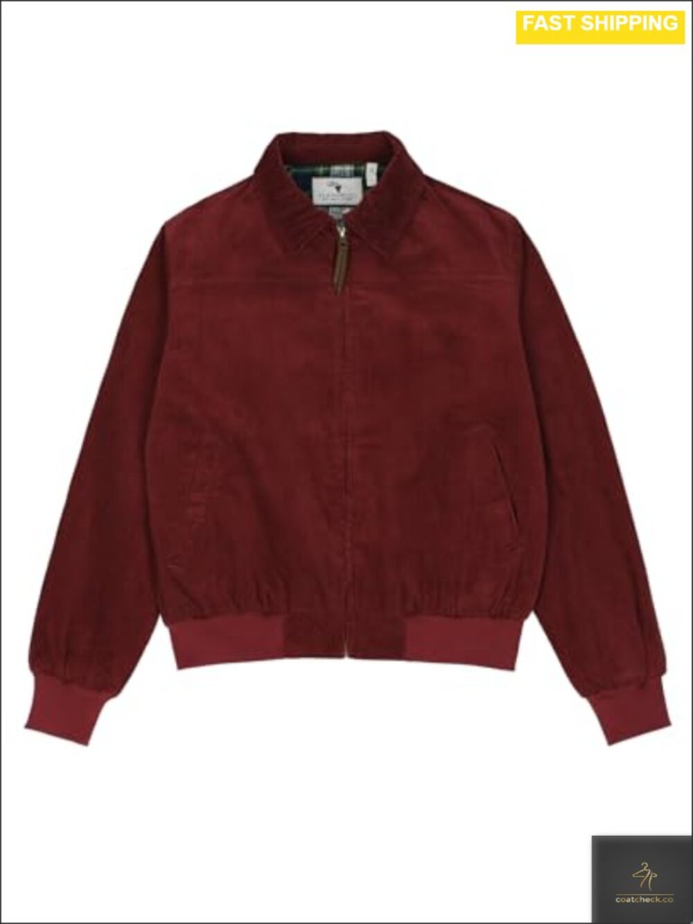 Corduroy Jacket Flannel Lined Full Zip Casual Outerwear Women's